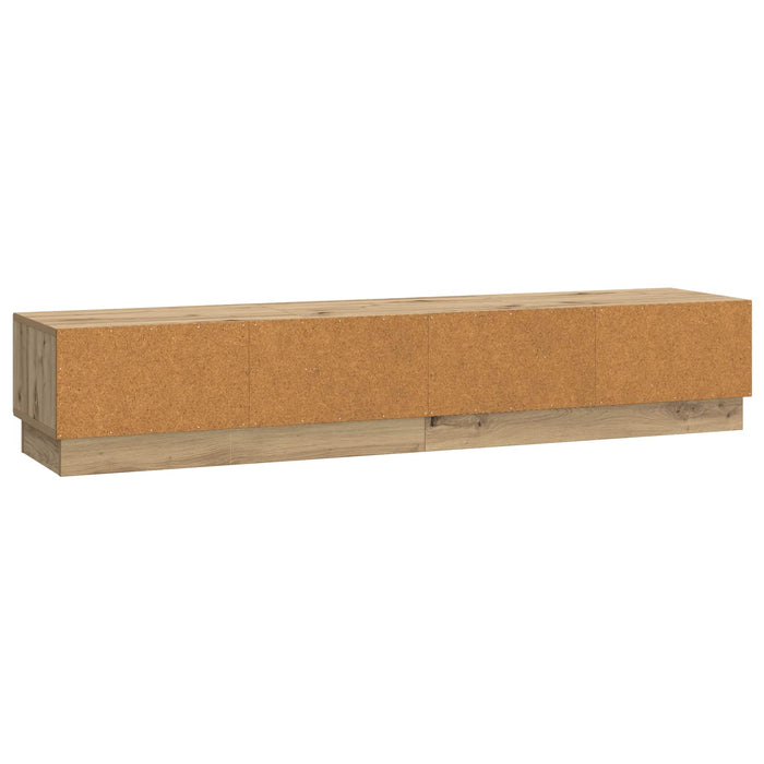 Cabinet TV Stejar Artizanal 147 x 34,5 x 27 cm Lemn prelucrat - WALTI WALTI