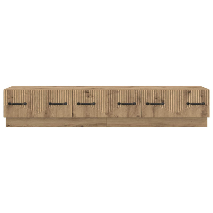 Cabinet TV Stejar Artizanal 147 x 34,5 x 27 cm Lemn prelucrat - WALTI WALTI