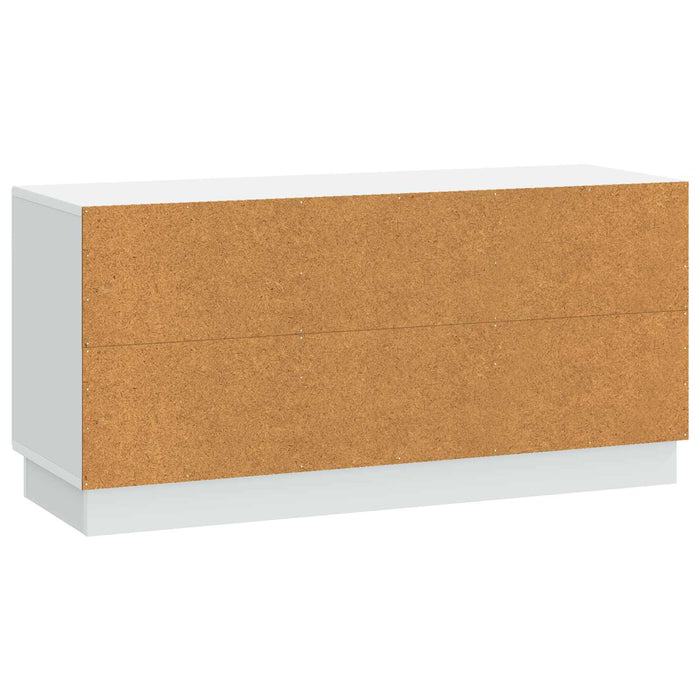 Cabinet TV Alb 99 x 34,5 x 47 cm Lemn prelucrat - WALTI WALTI