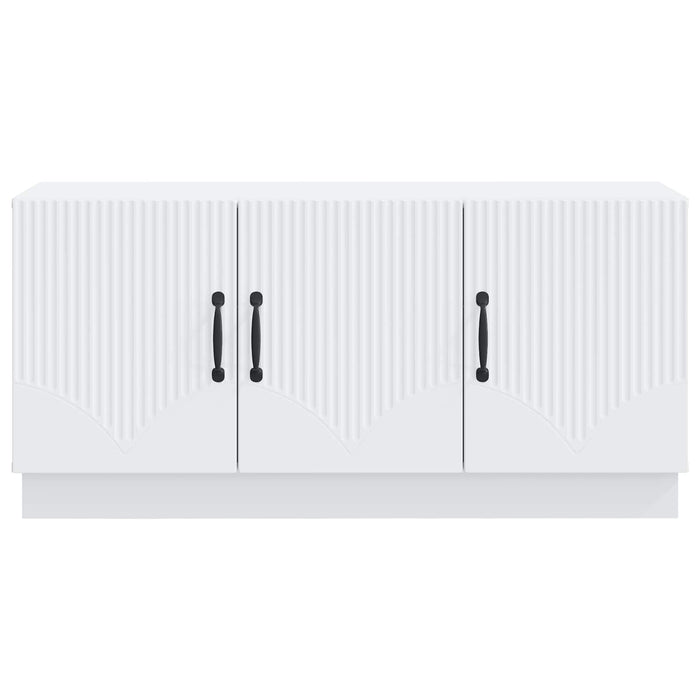 Cabinet TV Alb 99 x 34,5 x 47 cm Lemn prelucrat - WALTI WALTI
