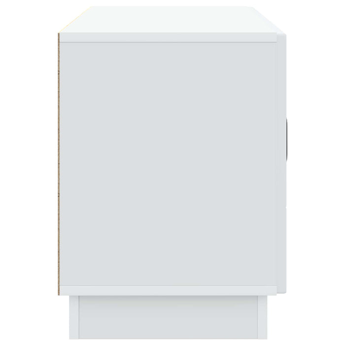 Cabinet TV Alb 99 x 34,5 x 47 cm Lemn prelucrat - WALTI WALTI