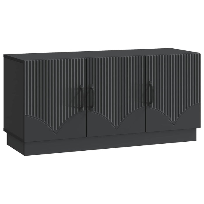 Cabinet TV Negru 99 x 34,5 x 47 cm Lemn prelucrat - WALTI WALTI