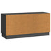 Cabinet TV Negru 99 x 34,5 x 47 cm Lemn prelucrat - WALTI WALTI