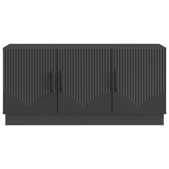 Cabinet TV Negru 99 x 34,5 x 47 cm Lemn prelucrat - WALTI WALTI