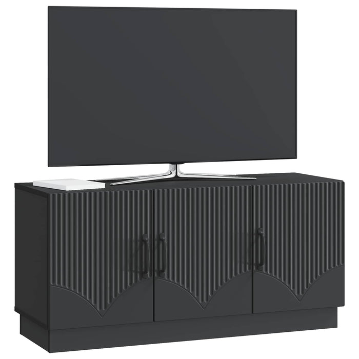 Cabinet TV Negru 99 x 34,5 x 47 cm Lemn prelucrat - WALTI WALTI