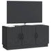 Cabinet TV Negru 99 x 34,5 x 47 cm Lemn prelucrat - WALTI WALTI