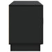 Cabinet TV Negru 99 x 34,5 x 47 cm Lemn prelucrat - WALTI WALTI