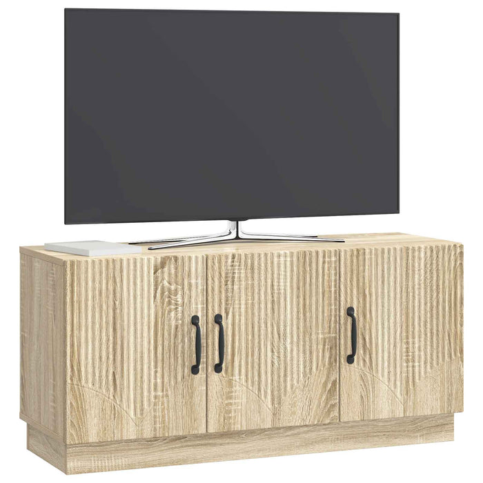 Cabinet TV Stejar Sonoma 99 x 34,5 x 47 cm Lemn prelucrat - WALTI WALTI