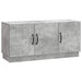Cabinet TV Gri Beton 99 x 34,5 x 47 cm Lemn prelucrat - WALTI WALTI