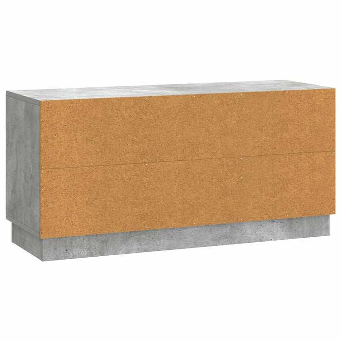 Cabinet TV Gri Beton 99 x 34,5 x 47 cm Lemn prelucrat - WALTI WALTI