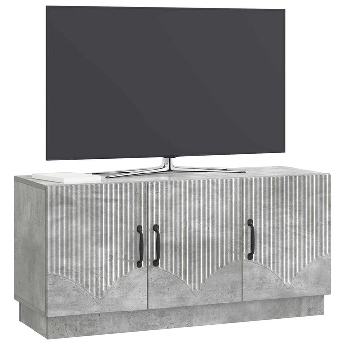 Cabinet TV Gri Beton 99 x 34,5 x 47 cm Lemn prelucrat - WALTI WALTI