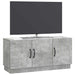 Cabinet TV Gri Beton 99 x 34,5 x 47 cm Lemn prelucrat - WALTI WALTI