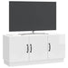 Cabinet TV Alb foarte lucios 99 x 34,5 x 47 cm Lemn prelucrat - WALTI WALTI