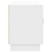 Cabinet TV Alb foarte lucios 99 x 34,5 x 47 cm Lemn prelucrat - WALTI WALTI