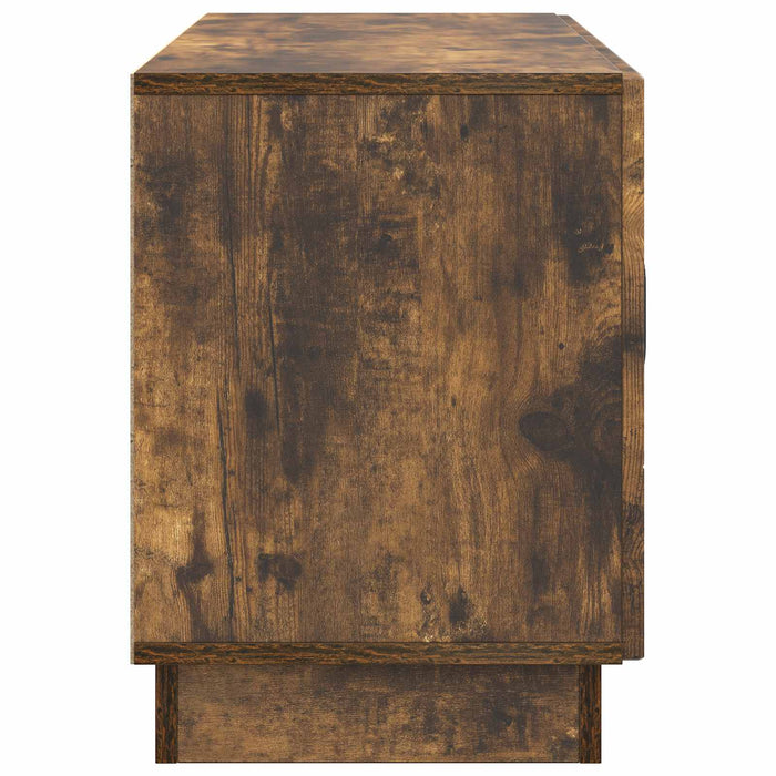 Cabinet TV Stejar fumuriu 99 x 34,5 x 47 cm Lemn prelucrat - WALTI WALTI