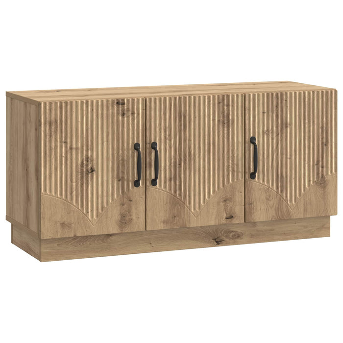 Cabinet TV Stejar Artizanal 99 x 34,5 x 47 cm Lemn prelucrat - WALTI WALTI
