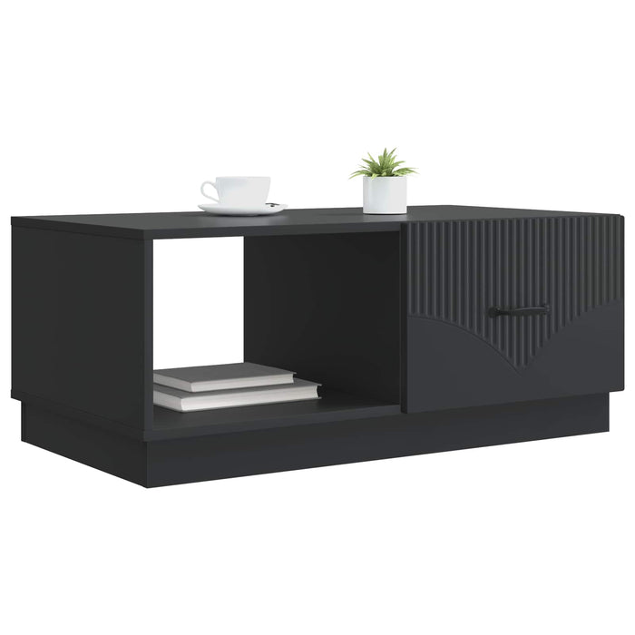 Masă de cafea Negru 90 x 50 x 37 cm Lemn prelucrat - WALTI WALTI