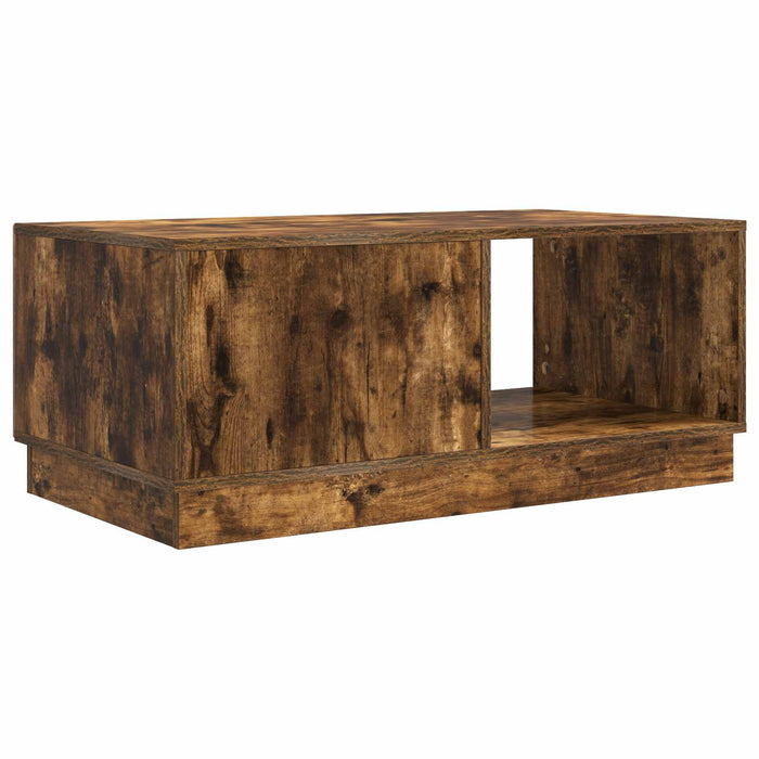 Masă de cafea Stejar fumuriu 90 x 50 x 37 cm Lemn prelucrat - WALTI WALTI