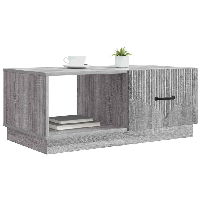 Masă de cafea Sonoma gri 90 x 50 x 37 cm Lemn prelucrat - WALTI WALTI