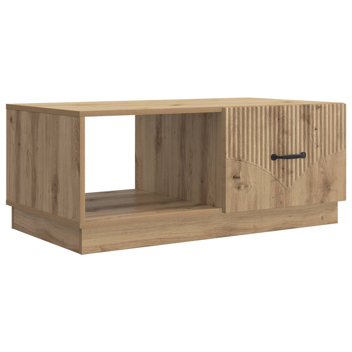 Masă de cafea Stejar Artizanal 90 x 50 x 37 cm Lemn prelucrat - WALTI WALTI
