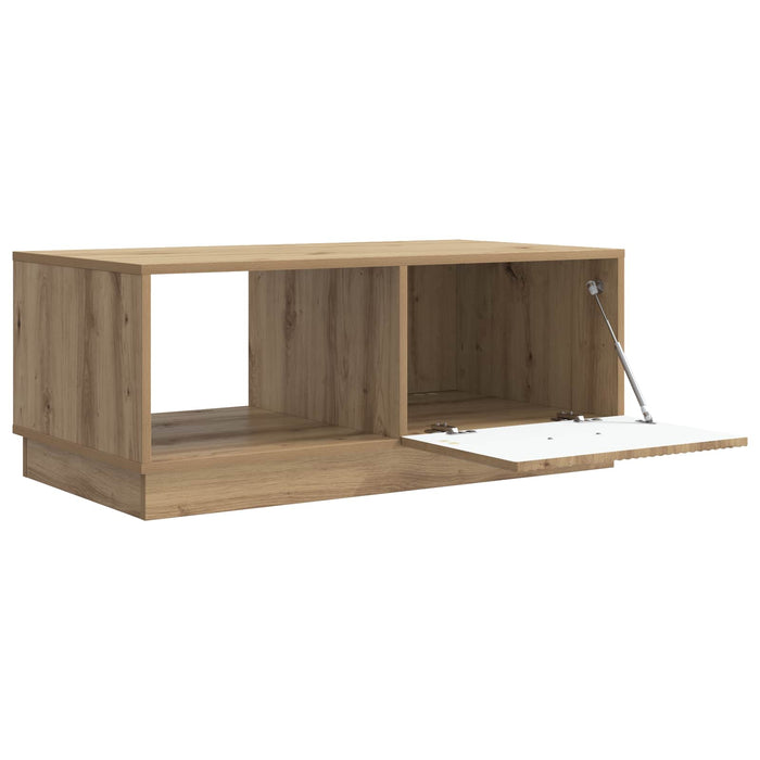 Masă de cafea Stejar Artizanal 90 x 50 x 37 cm Lemn prelucrat - WALTI WALTI