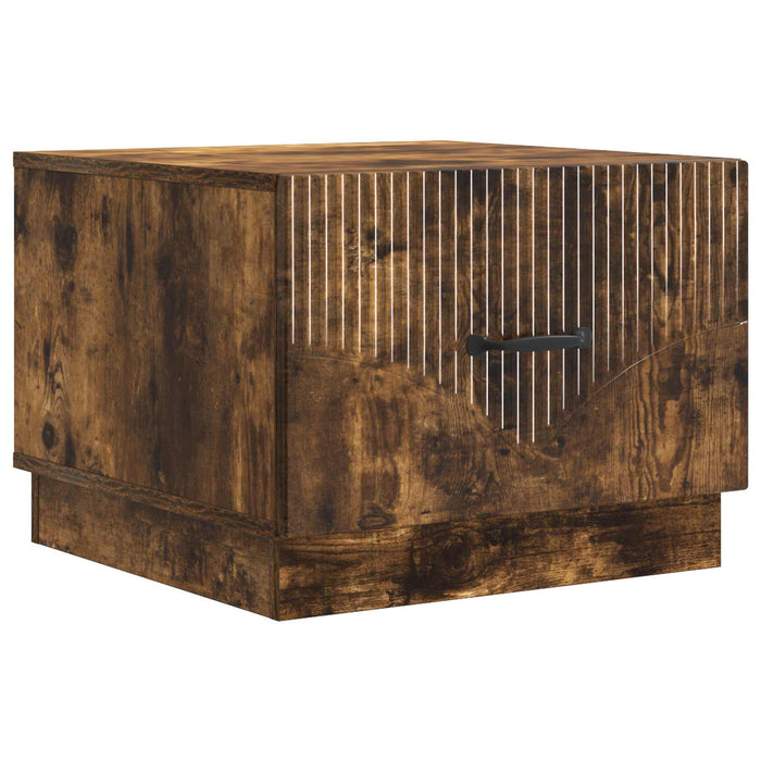 Masă de cafea Stejar fumuriu 49 x 50 x 37 cm Lemn prelucrat - WALTI WALTI