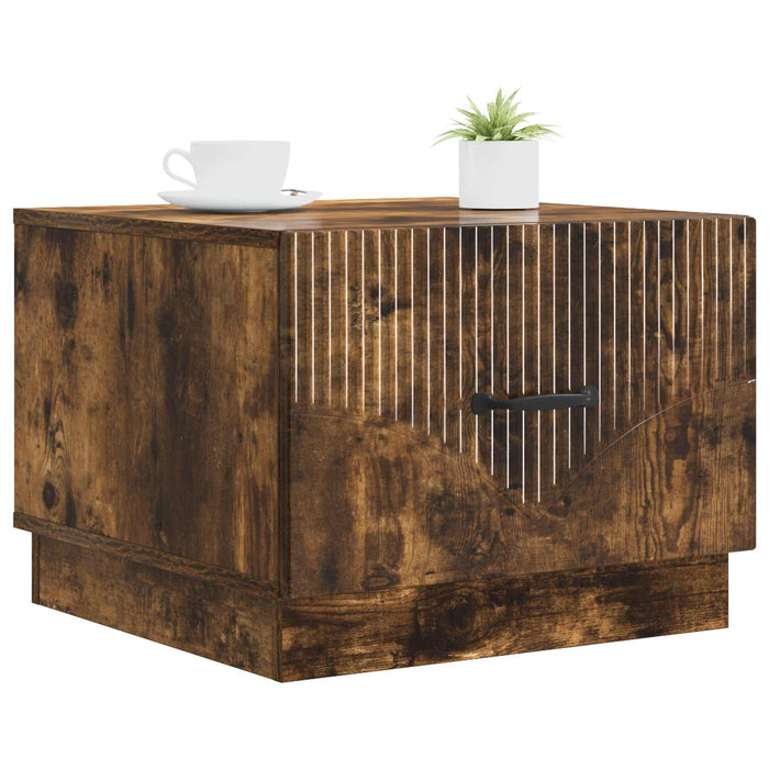 Masă de cafea Stejar fumuriu 49 x 50 x 37 cm Lemn prelucrat - WALTI WALTI