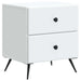 Dulap de noapte Alb 43 x 34,5 x 47,5 cm Lemn prelucrat - WALTI WALTI