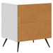 Dulap de noapte Alb 43 x 34,5 x 47,5 cm Lemn prelucrat - WALTI WALTI