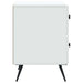 Dulap de noapte Alb 43 x 34,5 x 47,5 cm Lemn prelucrat - WALTI WALTI