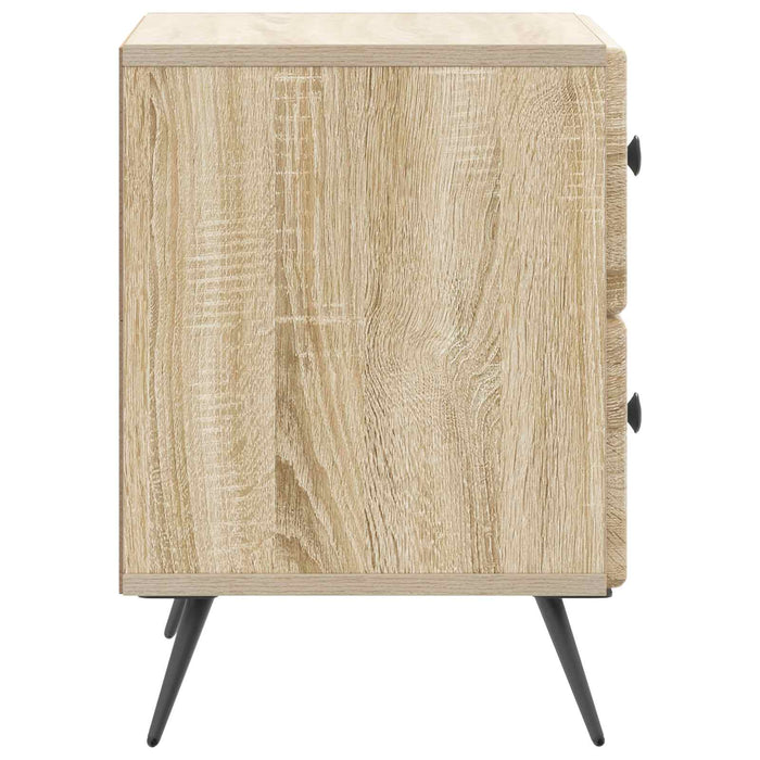 Dulap de noapte 2 pcs Stejar Sonoma 43 x 34,5 x 47,5 cm - WALTI WALTI