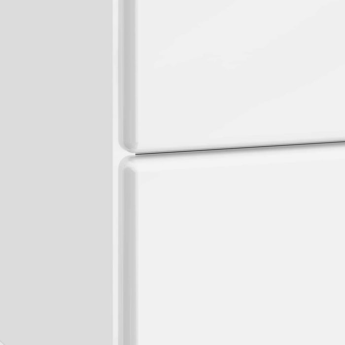 Dulap de noapte cu sertar Alb foarte lucios 43 x 34,5 x 47,5 cm - WALTI WALTI