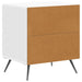 Dulap de noapte cu sertar Alb foarte lucios 43 x 34,5 x 47,5 cm - WALTI WALTI