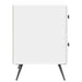 Dulap de noapte cu sertar Alb foarte lucios 43 x 34,5 x 47,5 cm - WALTI WALTI