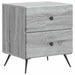 Dulap de noapte Sonoma gri 43 x 34,5 x 47,5 cm Lemn prelucrat - WALTI WALTI