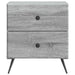 Dulap de noapte Sonoma gri 43 x 34,5 x 47,5 cm Lemn prelucrat - WALTI WALTI