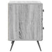 Dulap de noapte Sonoma gri 43 x 34,5 x 47,5 cm Lemn prelucrat - WALTI WALTI