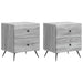 Dulap de noapte cu sertar 2 pcs Sonoma gri 43 x 34,5 x 47,5 cm - WALTI WALTI