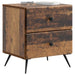 Dulap de noapte Lemn vechi 43 x 34,5 x 47,5 cm Lemn prelucrat - WALTI WALTI