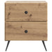 Dulap de noapte 2 pcs Stejar Artizanal 43 x 34,5 x 47,5 cm - WALTI WALTI