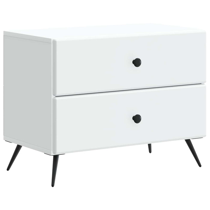 Dulap de noapte Alb 62 x 34,5 x 47,5 cm Lemn prelucrat - WALTI WALTI