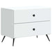 Dulap de noapte Alb 62 x 34,5 x 47,5 cm Lemn prelucrat - WALTI WALTI