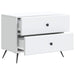 Dulap de noapte Alb 62 x 34,5 x 47,5 cm Lemn prelucrat - WALTI WALTI