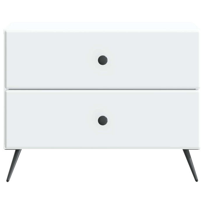 Dulap de noapte Alb 62 x 34,5 x 47,5 cm Lemn prelucrat - WALTI WALTI