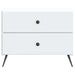 Dulap de noapte Alb 62 x 34,5 x 47,5 cm Lemn prelucrat - WALTI WALTI