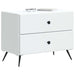 Dulap de noapte Alb 62 x 34,5 x 47,5 cm Lemn prelucrat - WALTI WALTI