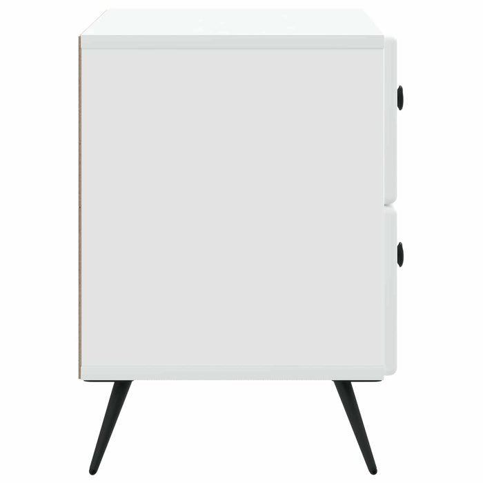 Dulap de noapte Alb 62 x 34,5 x 47,5 cm Lemn prelucrat - WALTI WALTI