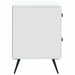 Dulap de noapte Alb 62 x 34,5 x 47,5 cm Lemn prelucrat - WALTI WALTI