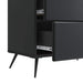 Dulap de noapte Negru 62 x 34,5 x 47,5 cm Lemn prelucrat - WALTI WALTI