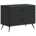 Dulap de noapte Negru 62 x 34,5 x 47,5 cm Lemn prelucrat - WALTI WALTI